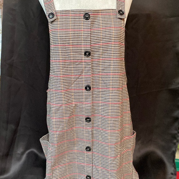 Mixed Threads plaid jumper dress - Picture 1 of 4